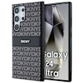 Miniatyrbild 1 av 8: DKNY Galaxy S24 Ultra Mobilskal Läder Mono Stripe & Metal Logo Svart