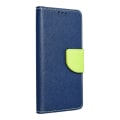 Pikkukuva 1 / 7: Upea lompakkokotelo Huawei P Smart 2021 navy/lime -laitteelle