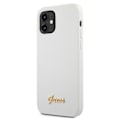 Miniatyrbild 2 av 8: Guess Skal iPhone 12 Mini Metal Logo Script - Vit Vit