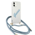 Miniatyrbild 3 av 6: Guess Skal iPhone 12 Mini Script Vintage Strap - Blå Blå