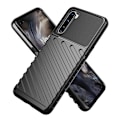 Miniatyrbillede 3 af 7: Thunder Twill Texture Cover til OnePlus North - Sort Black