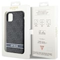 Miniatyrbild 7 av 7: Guess iPhone 11/XR Mobilskal Stripe - Grå