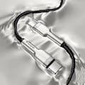Miniatyrbild 11 av 11: Baseus USB-C till USB-C kabel Cafule Series Metal 100W 5A 1m Svart