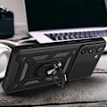 Miniatyrbild 5 av 6: Galaxy A54 Skal Ringhållare Hybrid Armor Camshield - Blå