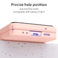 Miniatyrbild 4 av 7: Galaxy Z Flip 4 Skal Lens Hinge Folding - Rosa