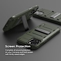 Miniatyrbillede 4 af 10: VRS DESIGN Damda QuickStand Skal iPhone 12 Mini - Grön