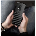 Miniatyrbild 4 av 7: Thunder Twill Texture Skal OnePlus 8 Pro - Blå Blå