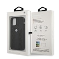Miniatyrbild 8 av 8: BMW Läder Curve Perforate Skal iPhone 12 mini - Svart Svart