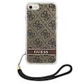 Miniatyrbild 5 av 10: Guess iPhone 7/8/SE (2020/2022) Skal Print Strap - Brun