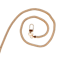 Miniatyrbild 1 av 3: Boom Axelrem - Chain Guld Gul