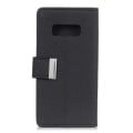 Miniatyrbillede 6 af 9: Litchi Skin Wallet Cover til Samsung Galaxy S10 Plus - Sort Black