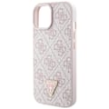 Miniatyrbild 7 av 9: Guess iPhone 15 Mobilskal Crossbody Metall Logo - Rosa