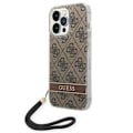 Miniatyrbild 1 av 6: GUESS iPhone 14 Pro Max Skal Print Strap - Brun
