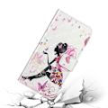 Miniatyrbild 7 av 8: iPhone 14 Pro Plånboksfodral 3D Pattern - Girl