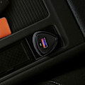 Miniatyrbild 6 av 10: FORCELL CARBON billaddare USB QC 3.0 18W CC50-1A svart Svart