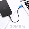 Miniatyrbild 3 av 4: Ugreen USB Till Dator Kabel 0.25m - Svart