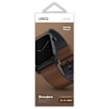 Miniatyrbild 3 av 3: UNIQ Straden Apple Watch Läder 42/44/45mm - Brun