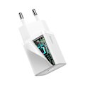 Miniatyrbillede 5 af 10: BASEUS - Super Si Network Charger 20W + Lightning Kabel - Vit White
