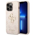 Miniatyrbild 1 av 8: GUESS iPhone 14 Pro Max Skal Big Metall Logo - Rosa