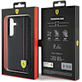 Miniatyrbild 8 av 8: Ferrari Galaxy S24 Mobilskal Carbon Printed Line - Svart Svart