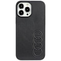 Miniatyrbild 1 av 5: Audi iPhone 13 Pro Max Mobilskal Synthetic Läder - Svart Svart