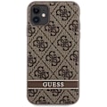 Miniatyrbild 2 av 7: Guess iPhone 11/XR Mobilskal Stripe - Brun