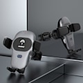 Miniatyrbillede 6 af 8: Dudao Bilholder Med Indbygget Qi Trådløs Oplader 15W - Grå Grey