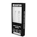 Miniatyrbild 2 av 2: Champion USB-A till Lightning Kabel 2m Vit Vit