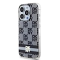 Miniatyrbild 2 av 8: DKNY iPhone 13 Pro Max Mobilskal Magsafe IML Checkered Mono Svart