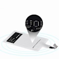Miniatyrbillede 2 af 5: Choietech trådløs adapter Qi - Lightning - Hvid White