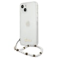 Miniatyrbild 2 av 7: Guess White Pearl Skal iPhone 13 Mini - Transparent