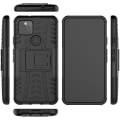 Miniatyrbillede 7 af 7: Kickstand Mobiltelefon Case Google Pixel 5 - Sort Black