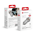 Miniatyrbild 5 av 5: Forcell Billaddare USB-A/USB-C F-Energy 20W - Silver