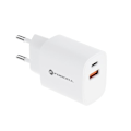 Miniatyrbild 1 av 5: Forcell Väggladdare USB-C/USB-A 30W - Vit