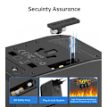 Miniatyrbild 9 av 11: Choetech Reseladdare 30W USB-C USB-A US EU UK Svart