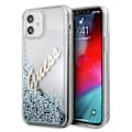 Miniatyrbild 1 av 8: Guess Skal iPhone 12 Mini Glitter Vintage Script - Blå Blå
