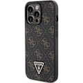 Miniatyrbild 2 av 5: Guess iPhone 15 Pro Max Mobilskal Triangle Metall Logo - Svart Svart