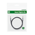 Miniatyrbild 5 av 5: Ugreen AUX Angled Mini Jack 3.5mm Kabel 2m - Svart