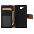 Miniatyrbillede 3 af 5: Præget pung etui til LG Optimus L9 II (sort) Black