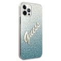 Miniatyrbild 4 av 8: Guess iPhone 12 Pro Max Skal Glitter Gradient Script - Blå Blå