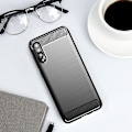 Miniatyrbild 5 av 8: Galaxy A70/A70s Skal Forcell Carbon Mjukplast - Svart Svart