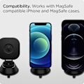 Miniatyrbillede 9 af 11: Spigen Magnetic Magsafe Dashboard Charger 7.5w - Sort Black