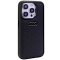 Miniatyrbild 2 av 4: Audi iPhone 15 Pro Max Mobilskal Syntetiskt Läder - Svart Svart