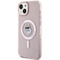 Miniatyrbild 4 av 11: KARL LAGERFELD iPhone 15 Plus Mobilskal Magsafe IML Choupette - Rosa