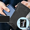 Miniatyrbild 2 av 6: Elastic Fabric Armband XL Running Fitness - Blå
