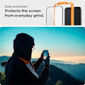 Miniatyrbild 8 av 9: [2-Pack] Spigen iPhone 15 Pro Max Härdat Glas Skärmskydd - Svart Svart