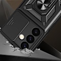Miniatyrbild 6 av 11: Galaxy S24 Plus Mobilskal Hybrid Armor Camshield - Svart Svart