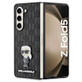 Miniatyrbild 1 av 7: Karl Lagerfeld Galaxy Z Fold 5 Mobilskal Monogram Ikonik Pin Svart