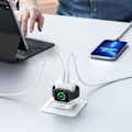 Miniatyrbild 3 av 4: Verger Väggladdare Adaptrar USB-A-USB-C - Vit