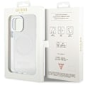 Miniatyrbild 8 av 8: Guess iPhone 12 Pro/12 Mobilskal Magsafe Metall Outline - Silver